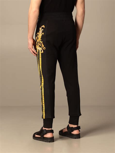 versace black embroidered denim|versace jeans couture outlet.